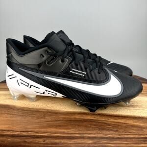 Nike Vapor Edge Elite 360 2 Men's Size 13 Black White Football Cleats DA5457-001